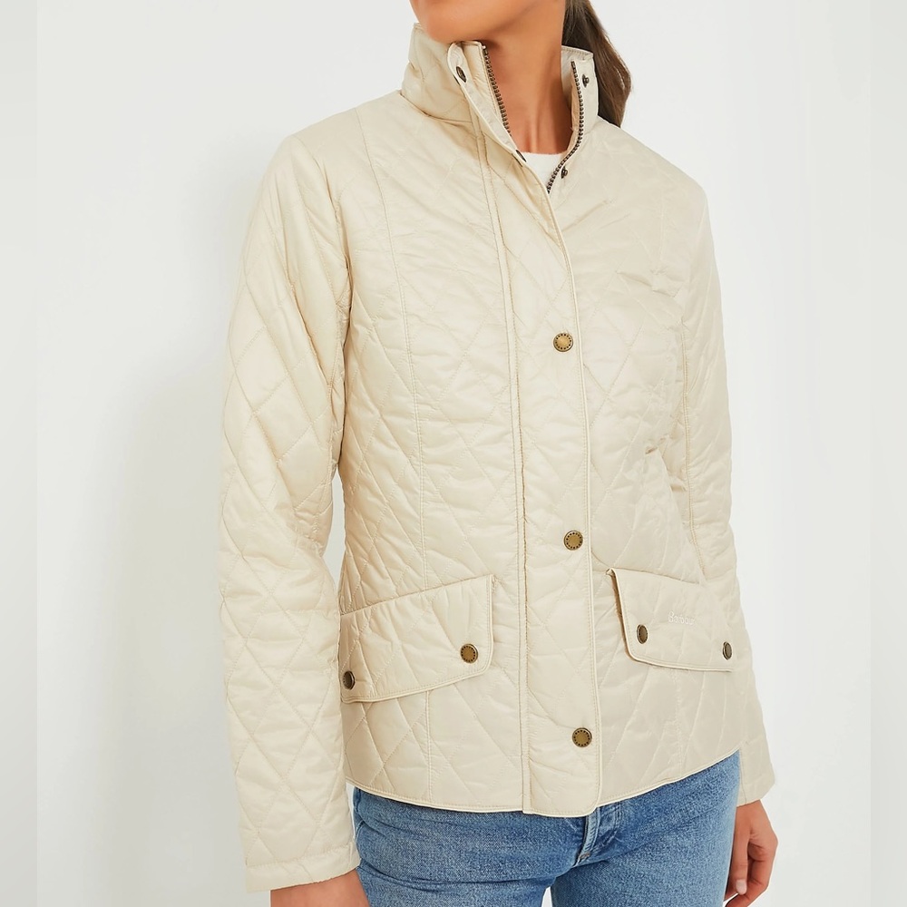 Barbour Stone Flyweight Calvary Quilt Jacket